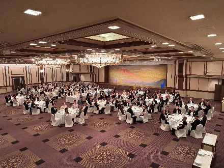 The 120th Anniversary Dinner at the Imperial Hotel’s Fuji Room.